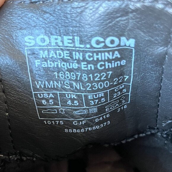 Sorel Addington Chelsea Heeled Boots Brown Leather Ankle Booties Size 6.5 - Picture 4 of 8